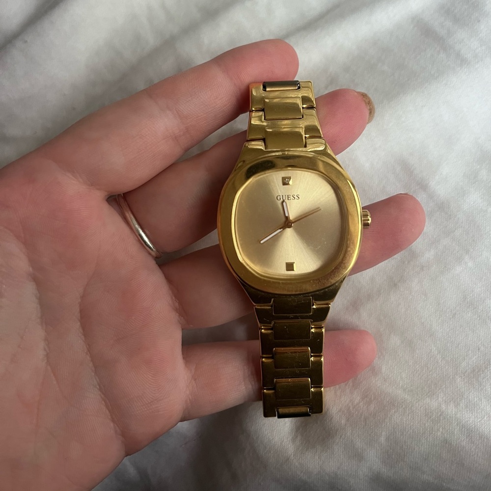 Gold Guess Watch